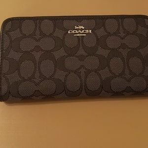 Coach Accordian Zip Wallet